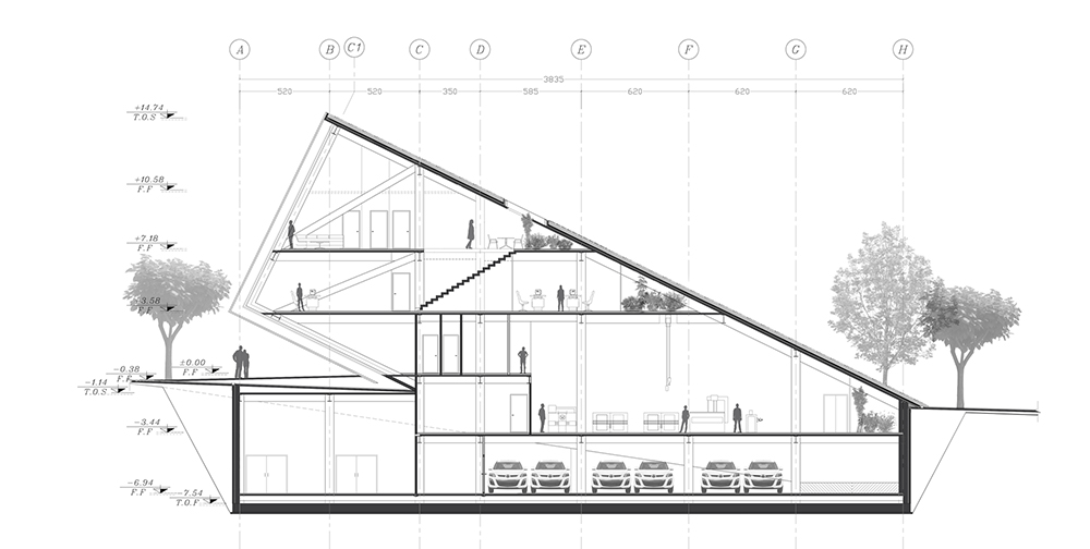 section a a