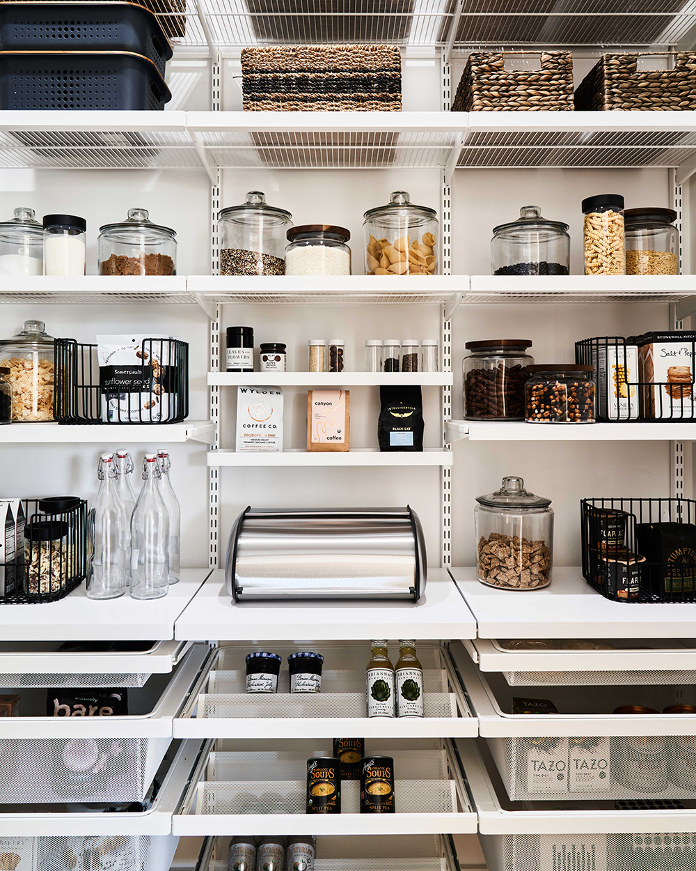 pantry idea house container store elfa system 1119 2