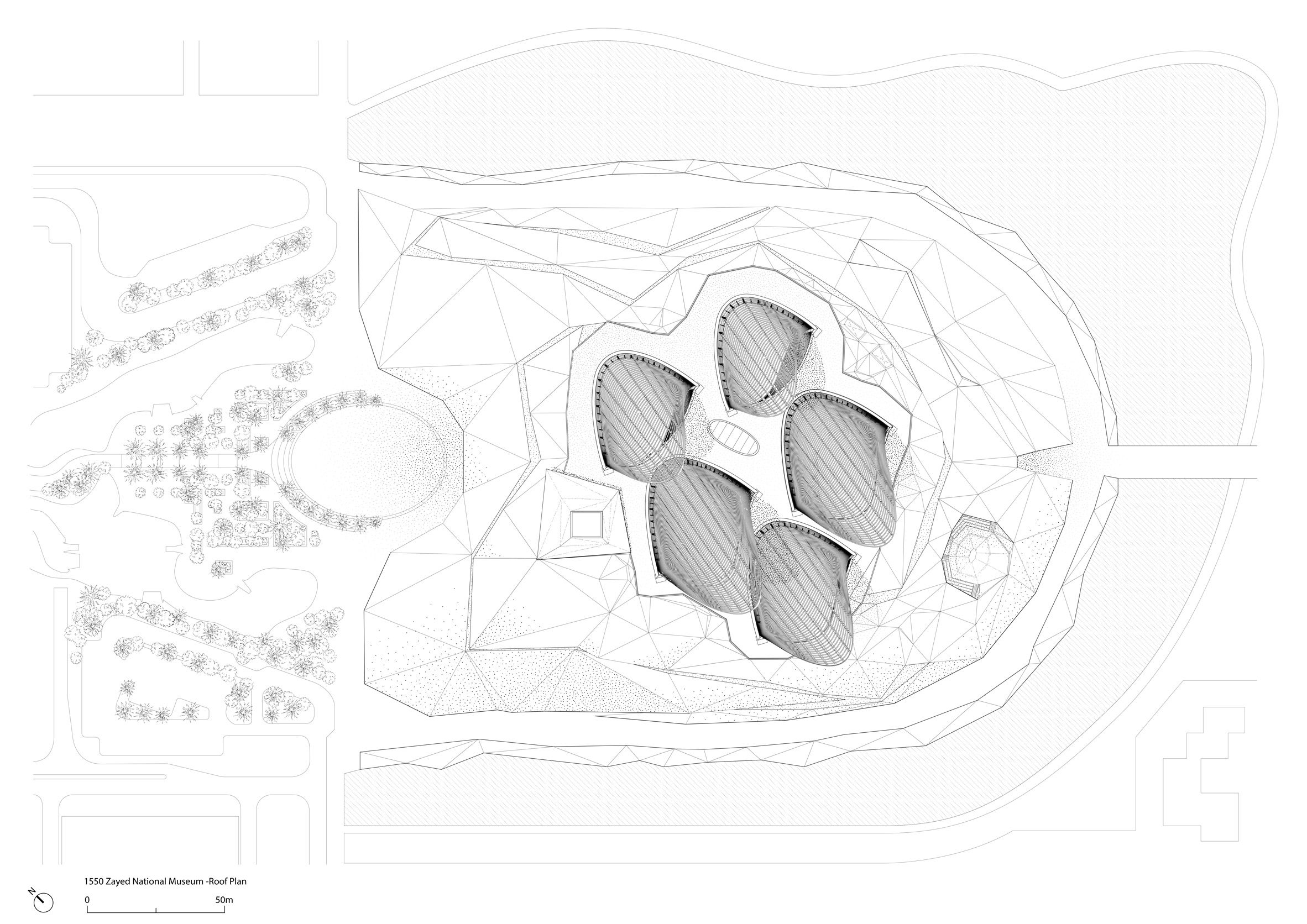 zayed national museum foster partners saadiyat island architecture cultural abu dhabi dezeen 2364 roof
